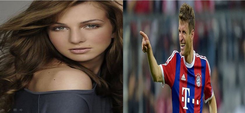 Muller And His Girlfriend - Top Footballers And Their Wife And Girlfriend