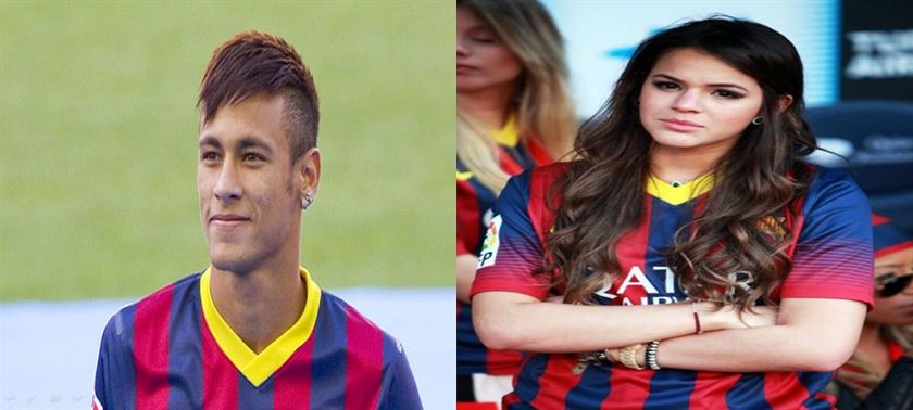 Neymar And His Wife - Top Footballers And Their Wife And Girlfriend