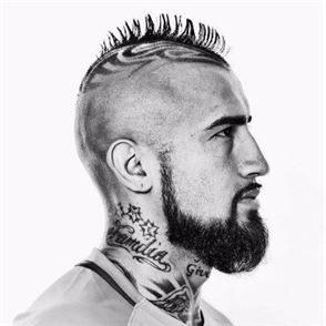 Arturo Vidal's new haircut make football world jealous 