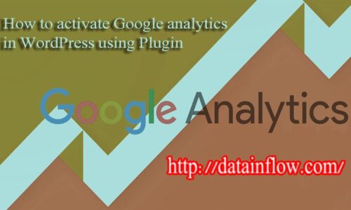 activate Google analytics in WordPress using Plugin 500x300 - WordPress