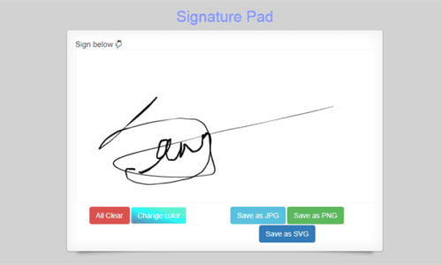 Create A Signature Pad Using jQuery 500x300 - jQuery