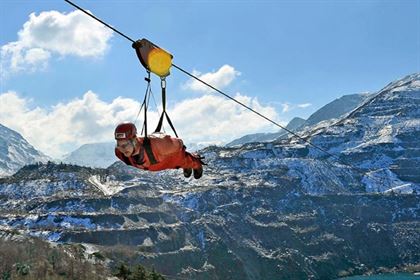 Ride the highest longest and fastest zip line - Top 7 Adventurous Places to Discover in the USA