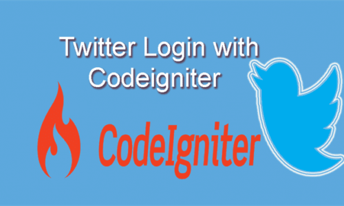 Twitter Login in Codeignite 500x300 - Codeigniter