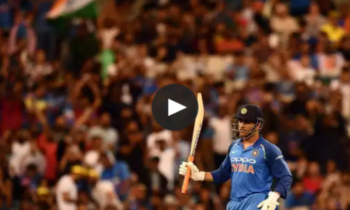 Man of the Series – MS Dhoni