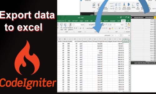 Export data to excel in Codeigniter 500x300 - Codeigniter