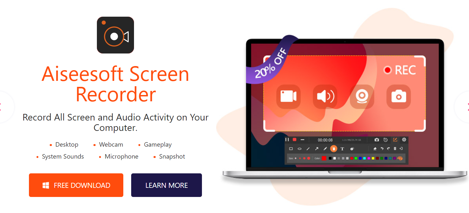 Aiseesoft screen - Top 5 Professional Screen Recorder or Video Editor