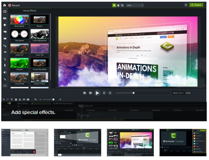 Camtasia - Top 5 Professional Screen Recorder or Video Editor