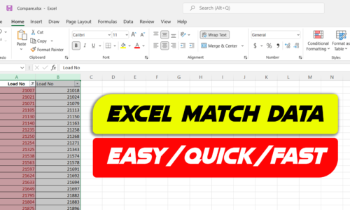 Excel Match data 500x300 - Technology