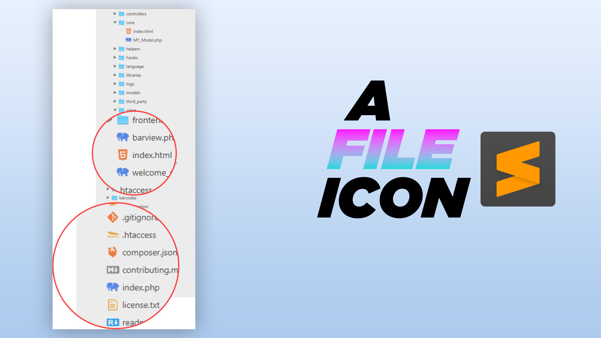 a file icon - 5 must have addons and plugins every web developer must have in sublime text 3 - datainflow