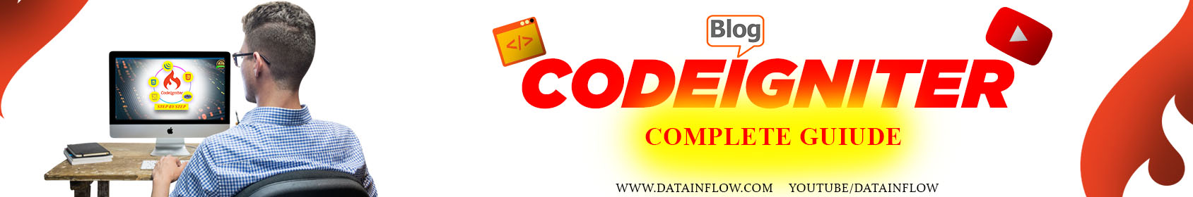 datainflow codeigniter series - how to add swal or SweetAlert in codeigniter a tag | SweetAlert in php codeigniter | web development - datainflow