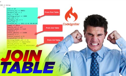 join table 3 codeigniter 3 500x300 - Programming article and video article, Football & Cricket Live Score , Question & answer on programming